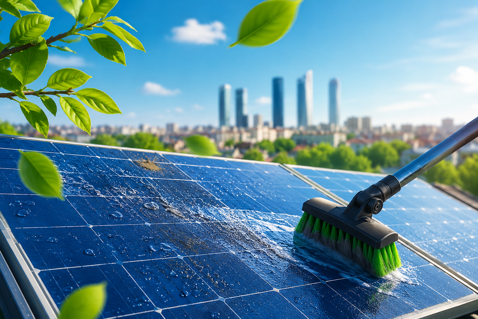 Guía mantenimiento paneles solares