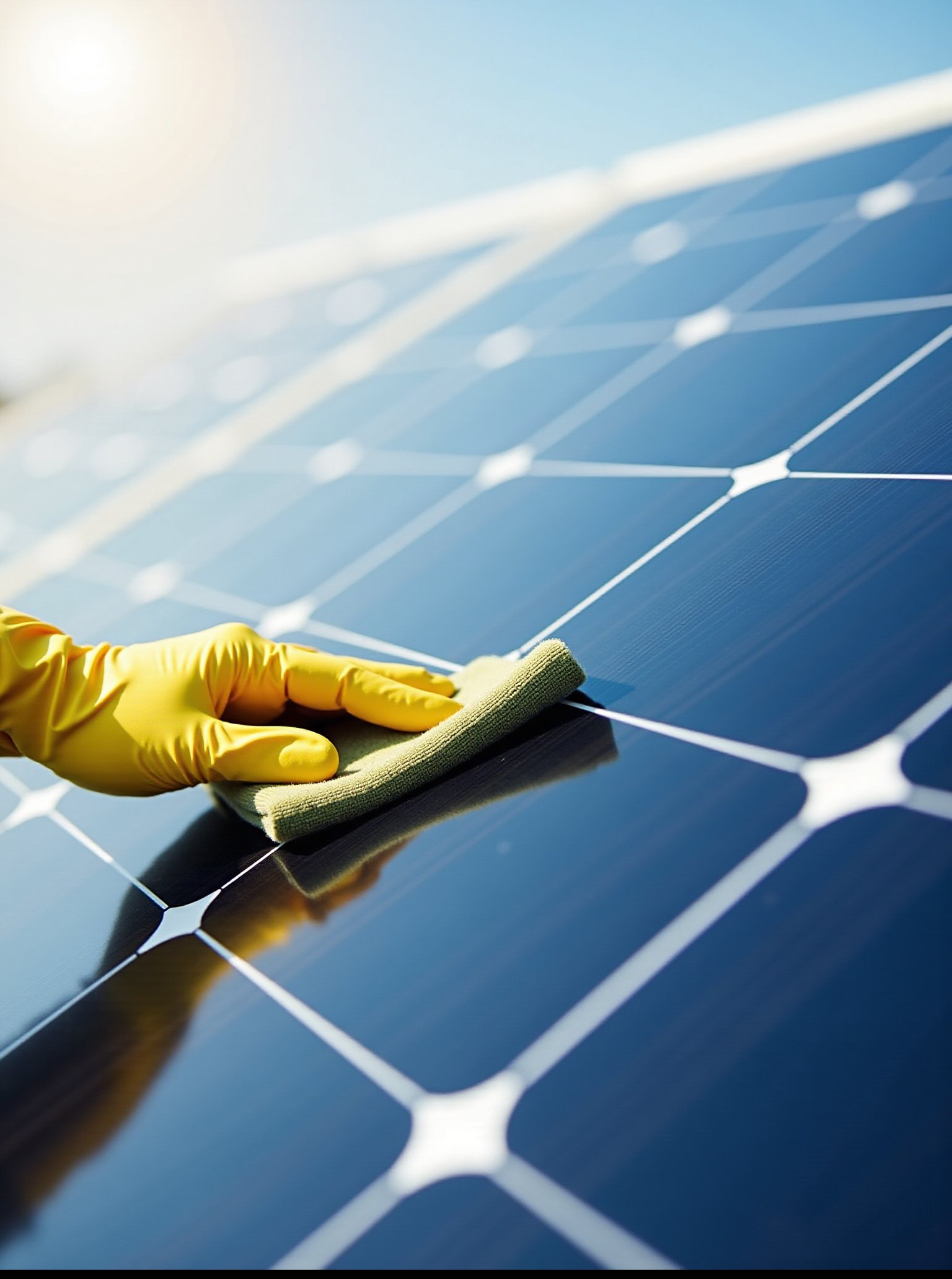 Limpieza semestral paneles solares